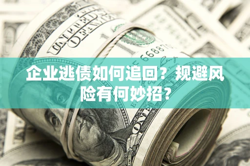 武汉企业逃债如何追回？规避风险有何妙招？
