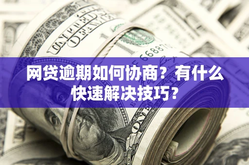 武汉网贷逾期如何协商？有什么快速解决技巧？