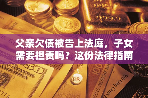 武汉父亲欠债被告上法庭，子女需要担责吗？这份法律指南必须看完