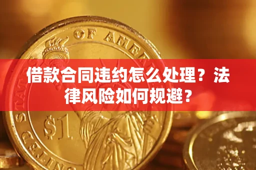 武汉借款合同违约怎么处理？法律风险如何规避？