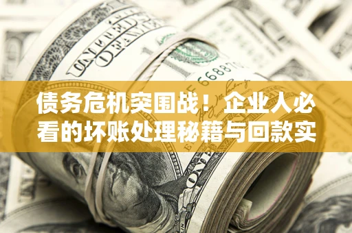 武汉债务危机突围战！企业人必看的坏账处理秘籍与回款实战指南